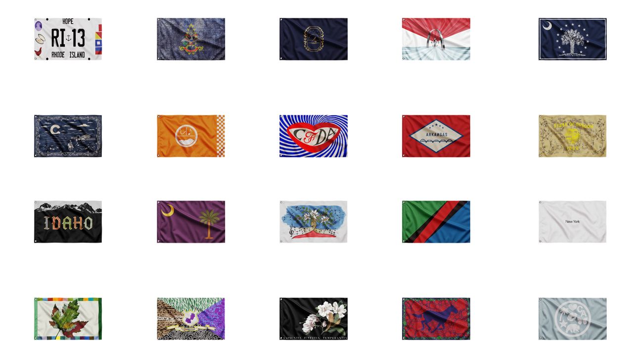 Iconic fashion designers recreate America’s state flags in dazzling homage 